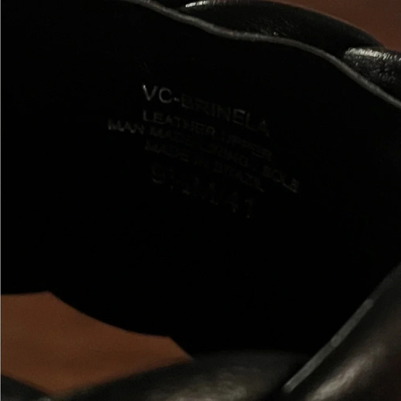 Black Leather quilted Heels by Vince Camuto-NWOT Size 9.5 - Picture 7 of 9